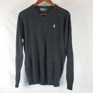 Polo Ralph Lauren Black‎ V-neck Sweater